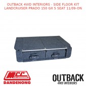 OUTBACK 4WD INTERIORS - SIDE FLOOR KIT LANDCRUISER PRADO 150 GX 5 SEAT 11/09-ON